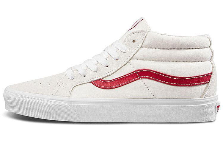 

Кроссовки унисекс Vans SK8 MID для скейтбординга белый/красный