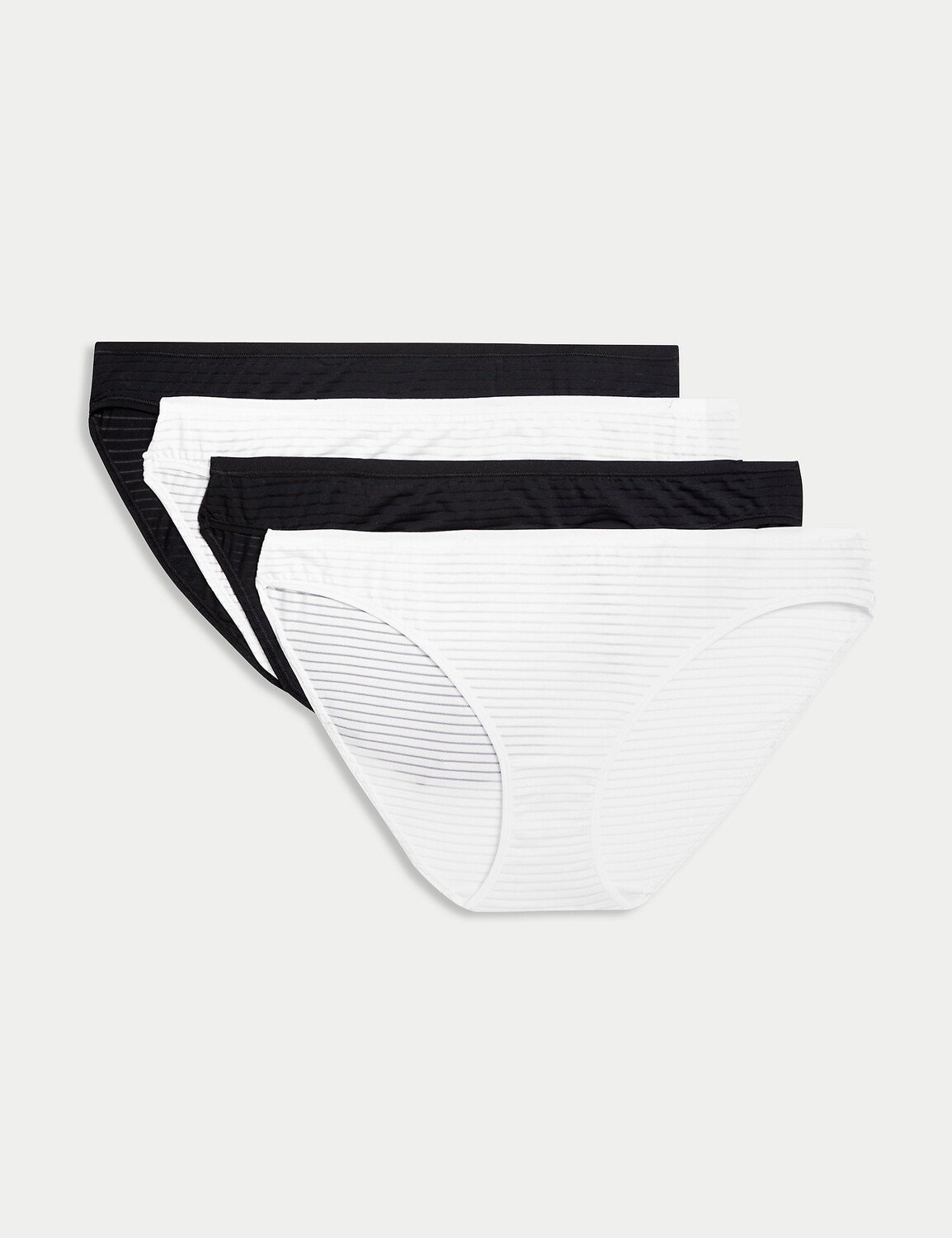 

4 шт. трусики бикини Modal Rich No VPL Body, черный