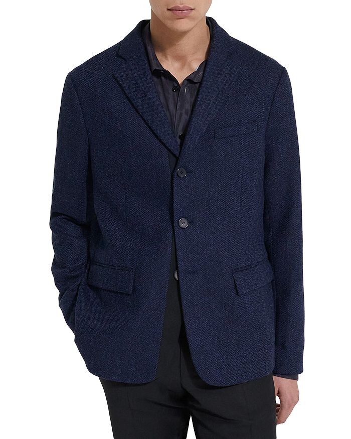 

Приталенное спортивное пальто Zig Zag Matemix в елочку The Kooples