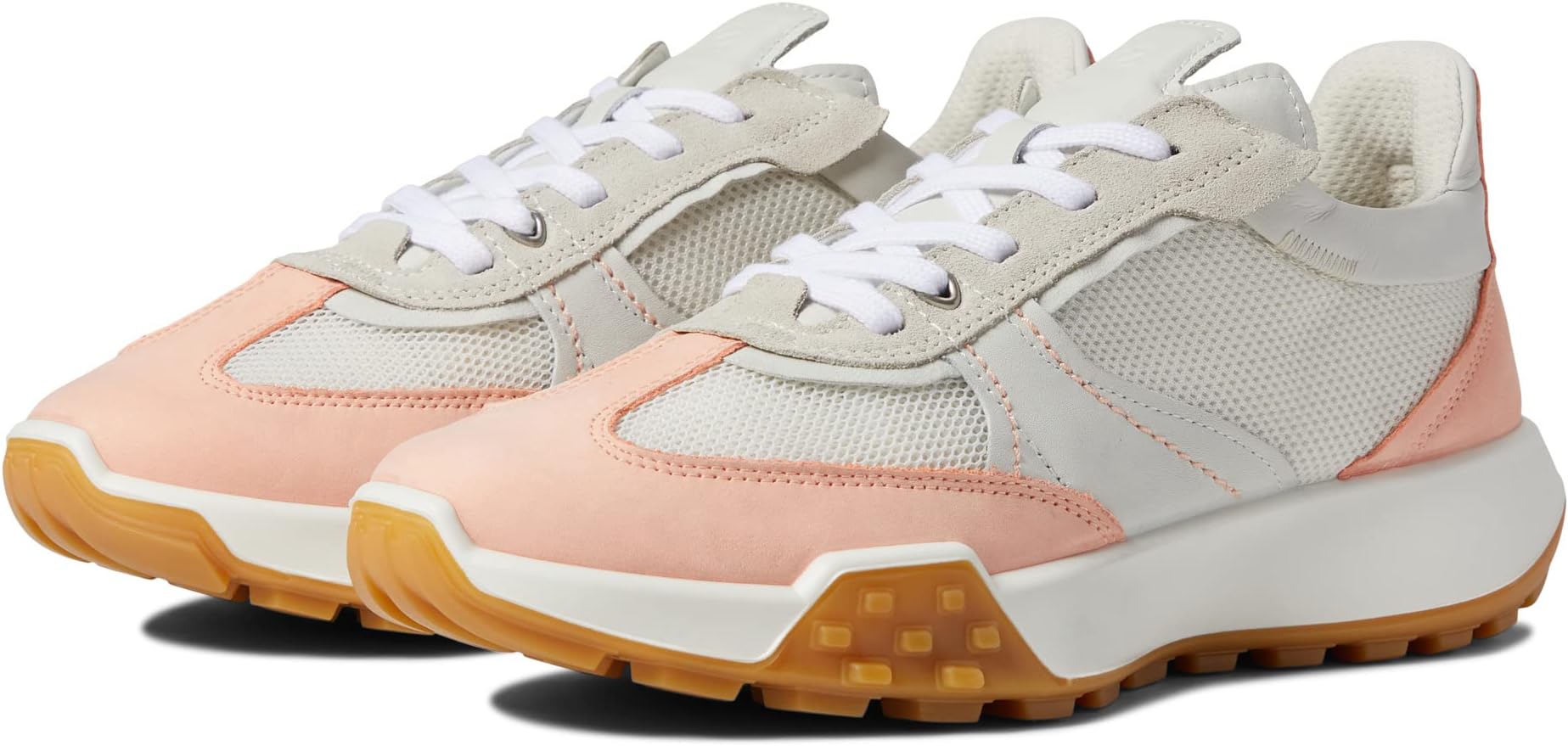 

Кроссовки Retro Sneaker ECCO, цвет Multicolor White/Peach Nectar