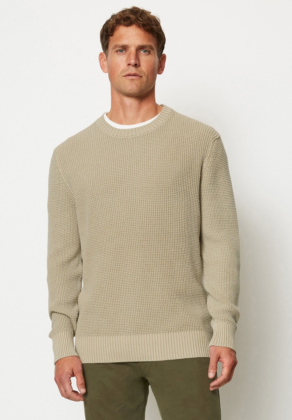 

Вязаный свитер CREWNECK SOLID Marc O'Polo, цвет pure cashmere