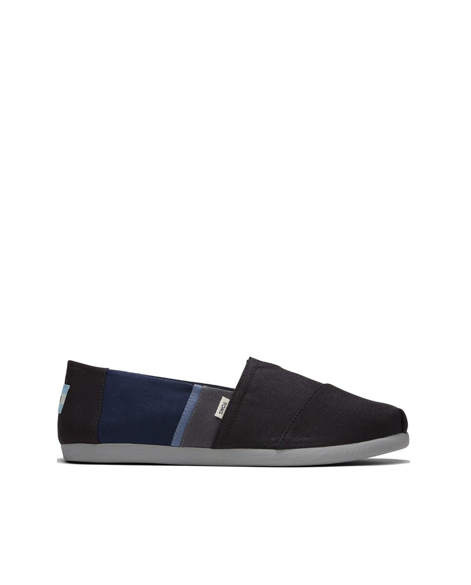

Мужские серые эспадрильи из плотной ткани Toms, черный