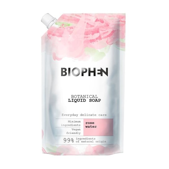 

Жидкое мыло Rose Water refill 400мл Botanical Liquid Soap, Biophen