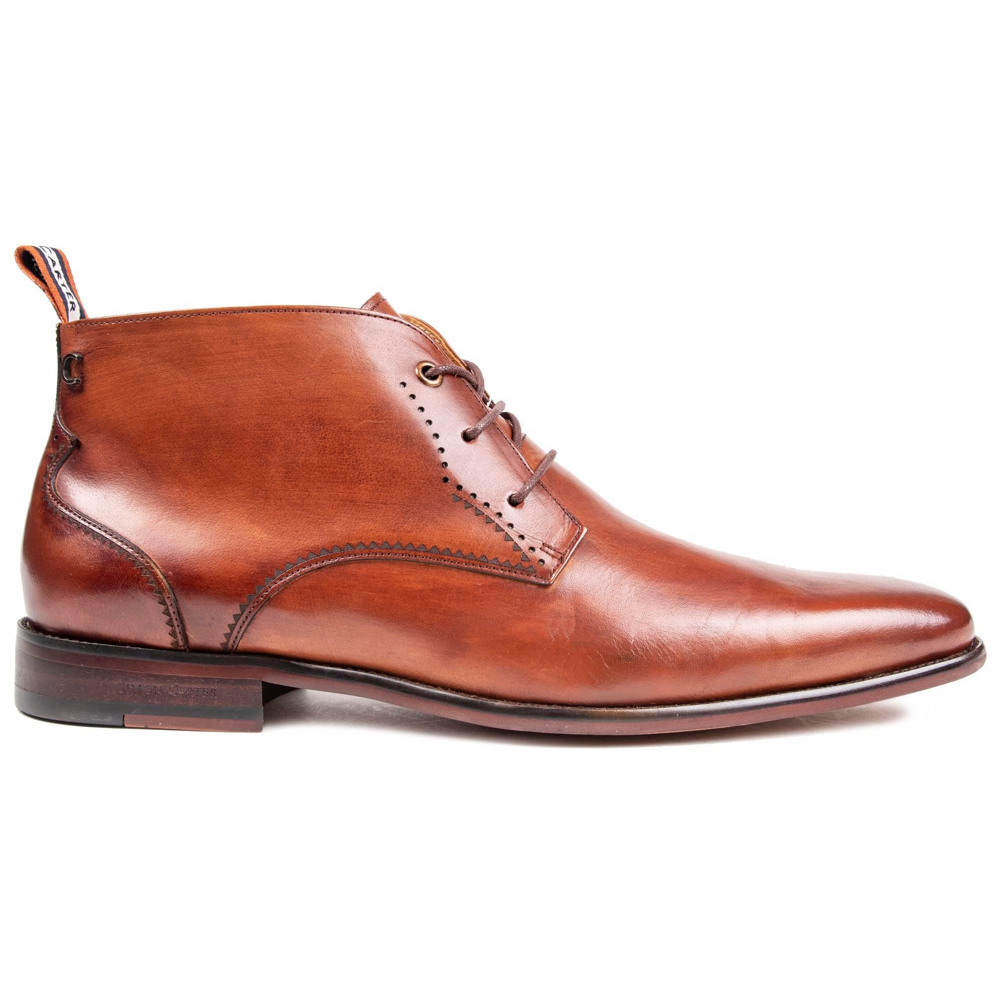 Ботинки Collie Chukka SIMON CARTER, коричневый лососевая обувь simon carter коричневый