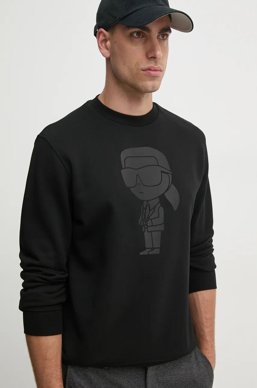 

Толстовка Карла Лагерфельда Karl Lagerfeld, черный