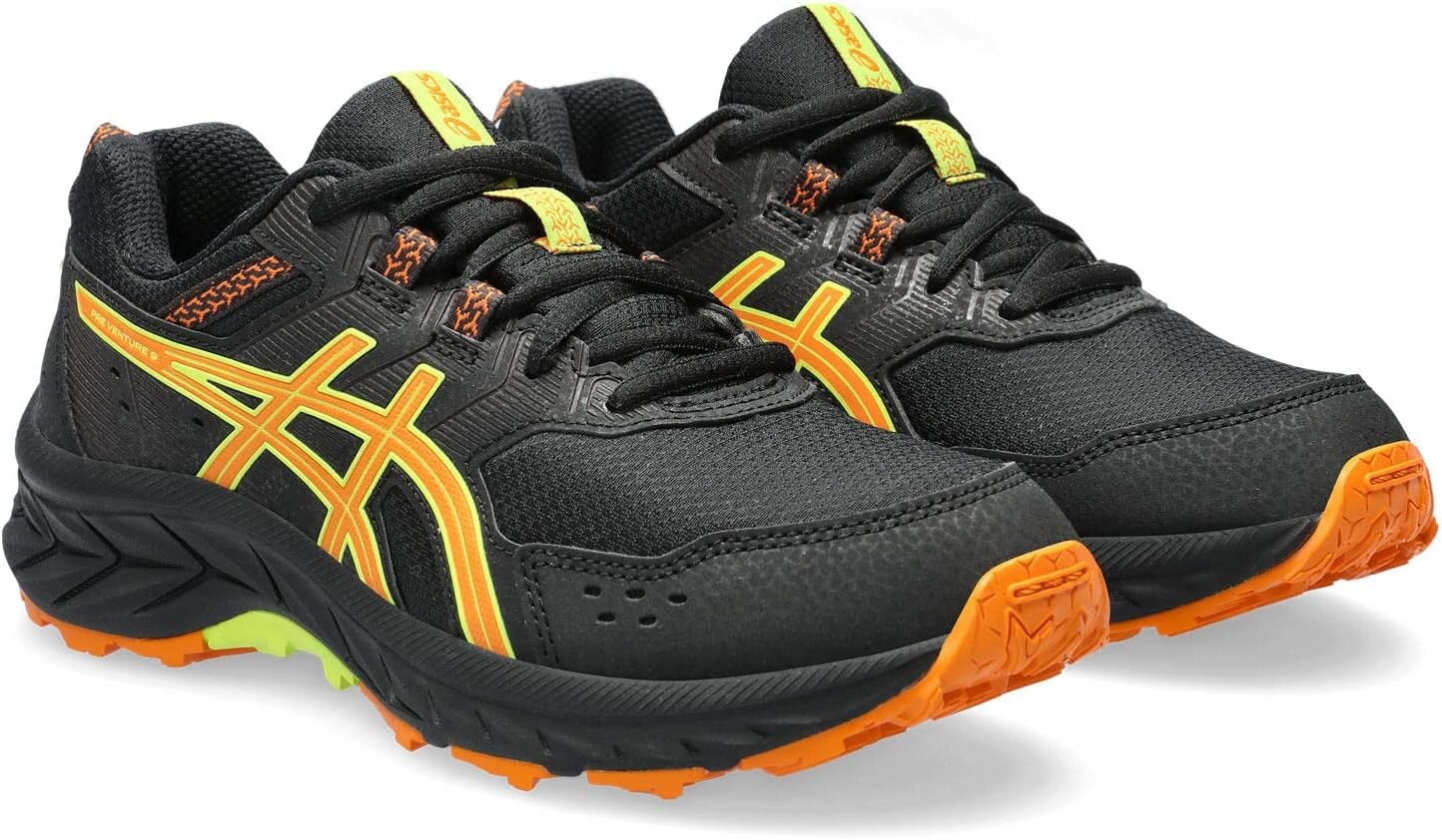 

Кроссовки Pre Venture 9 GS ASICS, цвет Black/Bright Orange