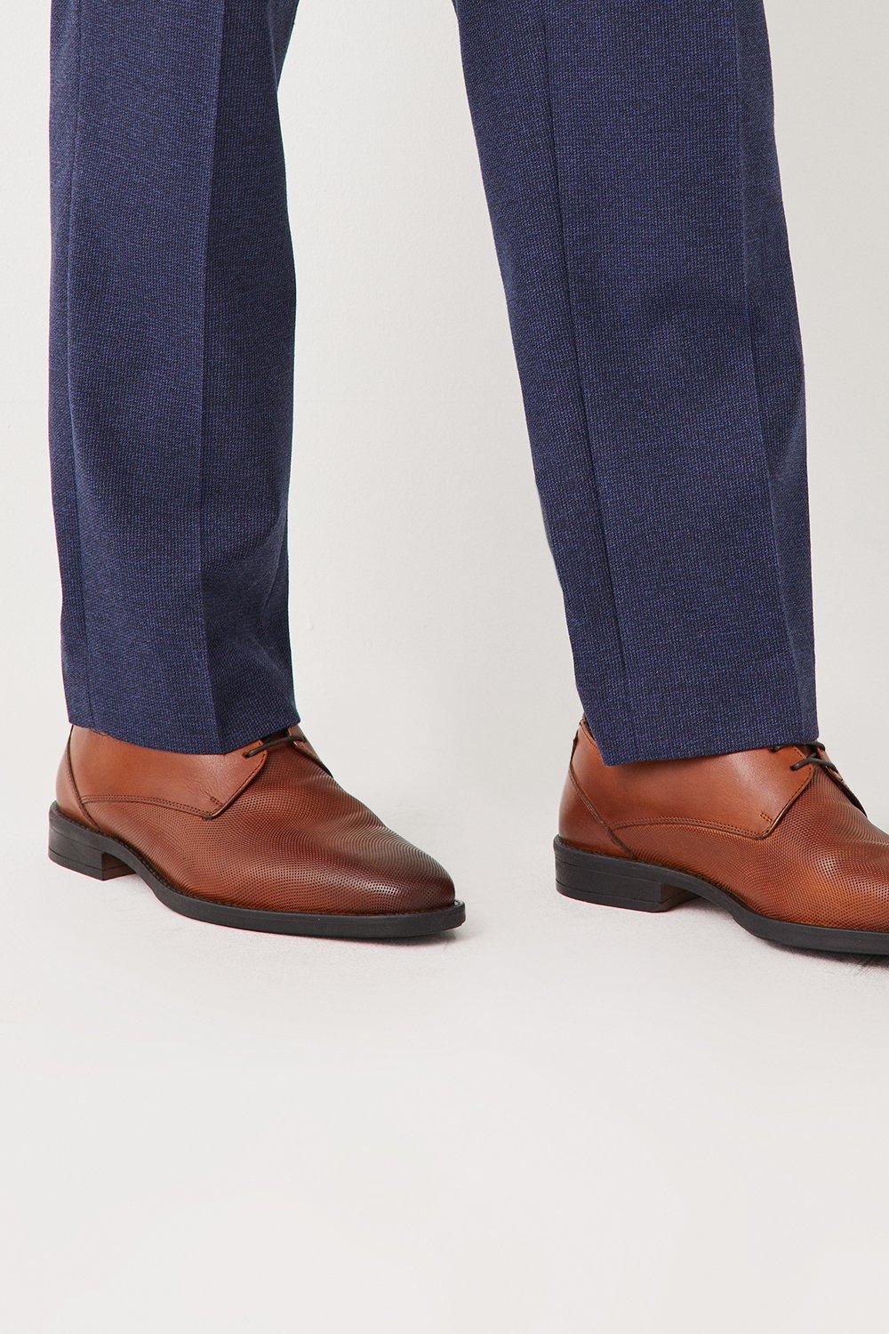 Кожаные туфли дерби на шнуровке Chesham из смешанного материала Debenhams, коричневый кожаные туфли airsoft comfort на шнуровке debenhams коричневый