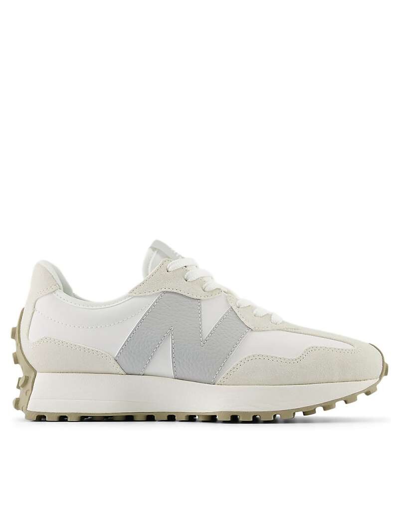 

New Balance - 327 - Бело-голубые кроссовки