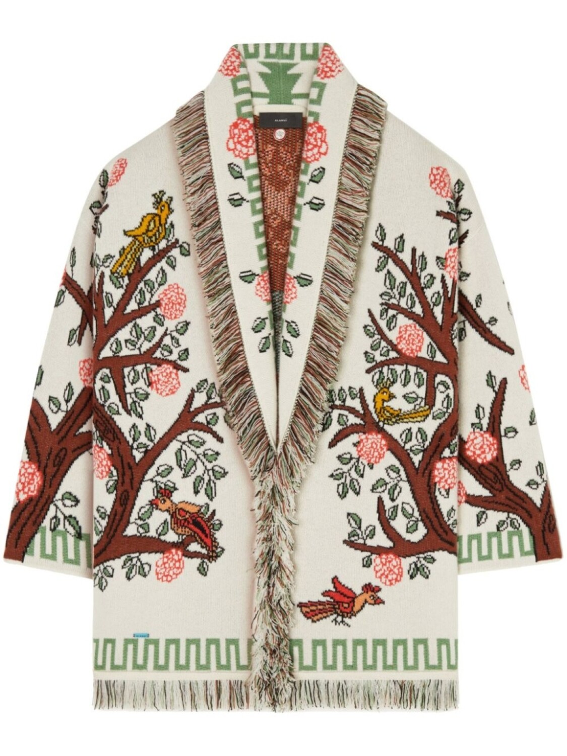 

Alanui кашемировый кардиган Tree of Life, белый