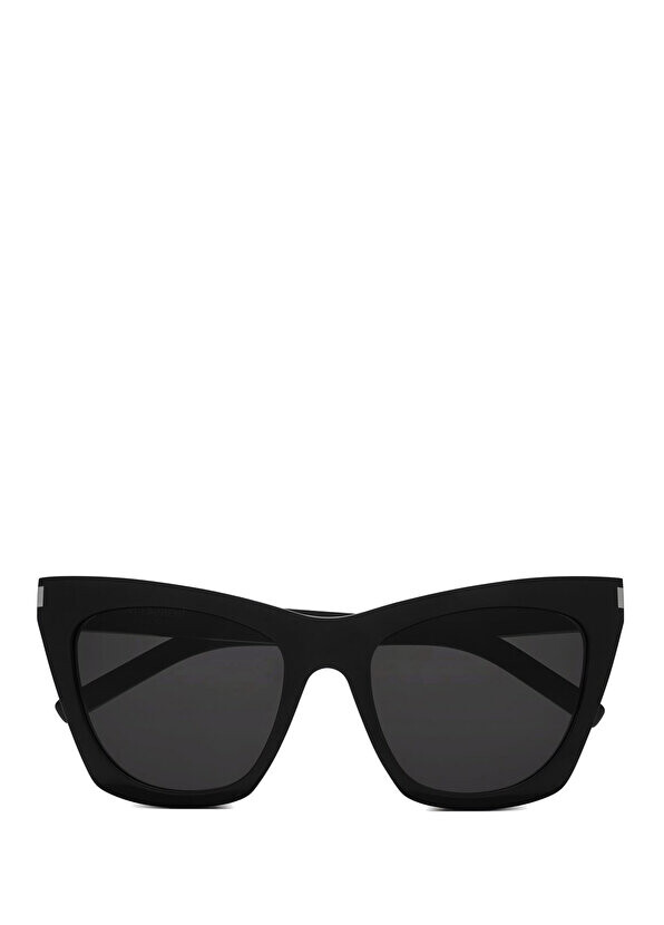 

Черные женские солнцезащитные очки геометрической формы Saint Laurent