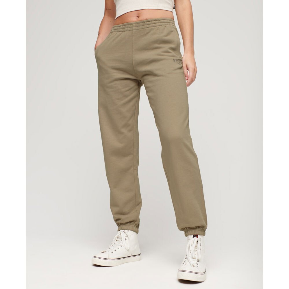 

Джоггеры Superdry Embroidered Boyfriend, бежевый