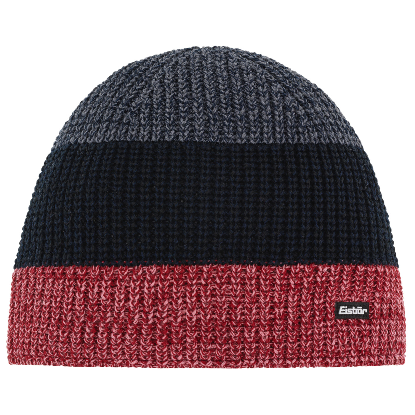 

Шапка Eisbär Caris, цвет Burgund Melange/Black-Blue/Anthracite
