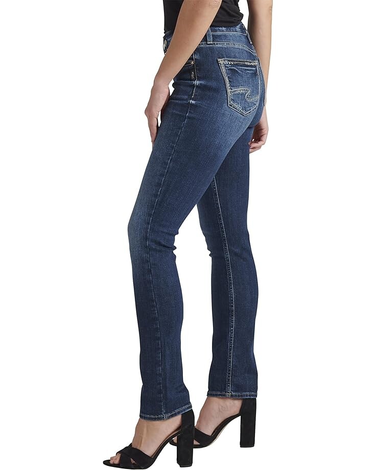

Джинсы Silver Jeans Co. Suki Mid-Rise Straight Leg Jeans L93413EKC343, индиго