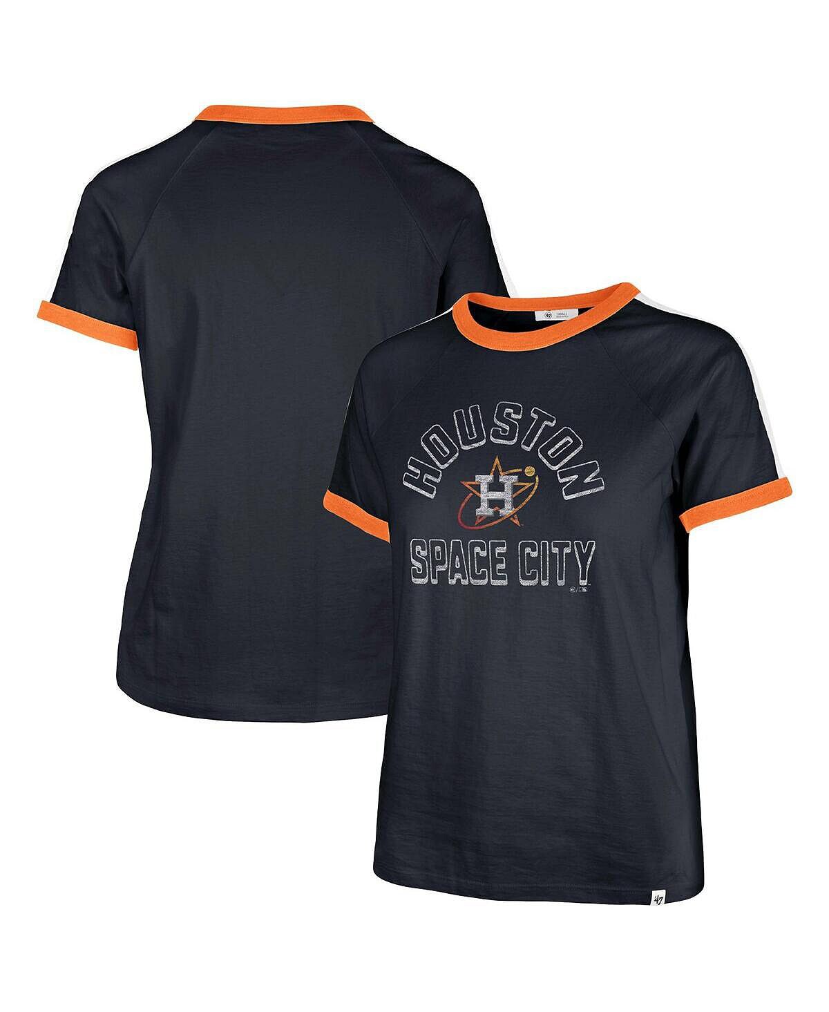 

Женская темно-синяя футболка Houston Astros City Connect Sweet Heat Peyton '47 Brand, темно-синий