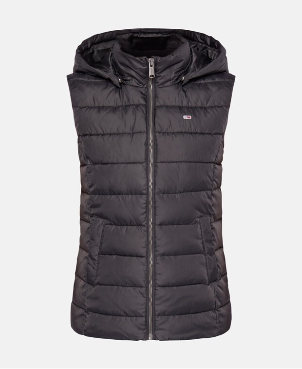 

Стеганый жилет Tommy Jeans, черный