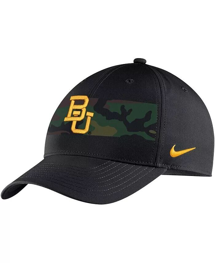 

Мужская черная регулируемая кепка в стиле милитари Baylor Bears с камуфляжным принтом Legacy91 Nike, черный