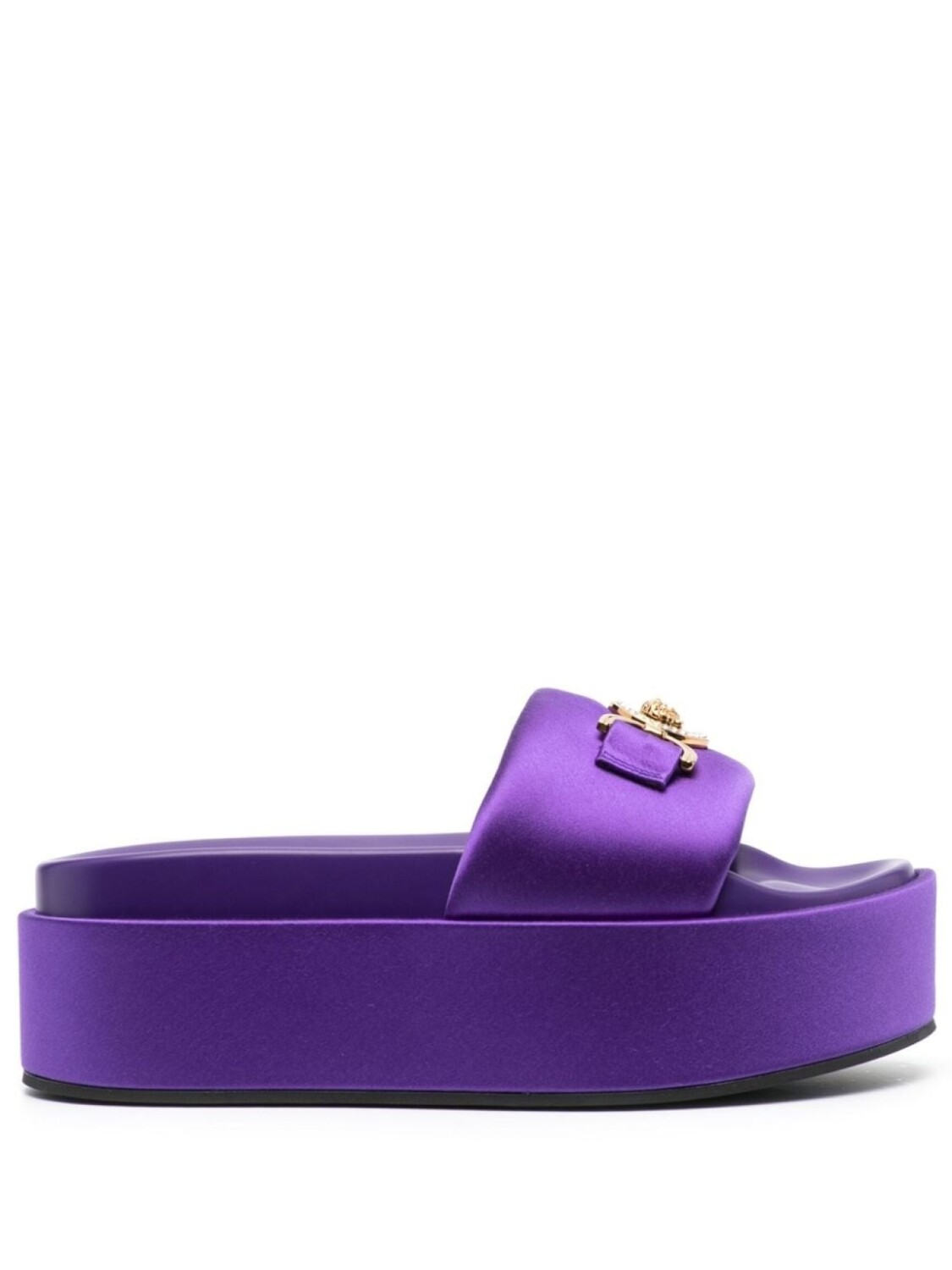 

Versace шлепанцы с декором Medusa Head, фиолетовый