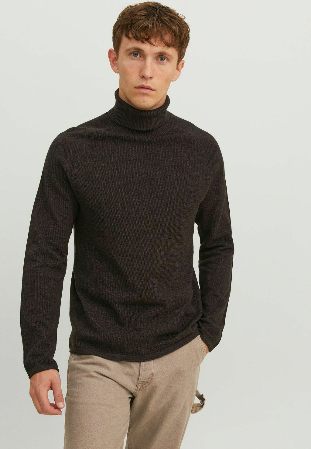 

Свитер JEHILL ROLL NECK NOOS Jack & Jones, темно-коричневый