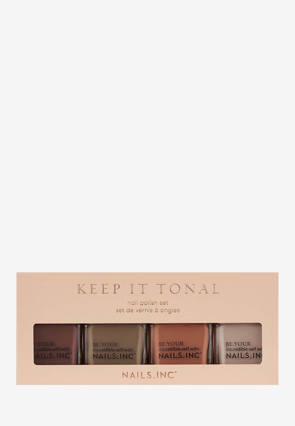 

Набор для ногтей Quad Nails Inc, цвет keep it tonal