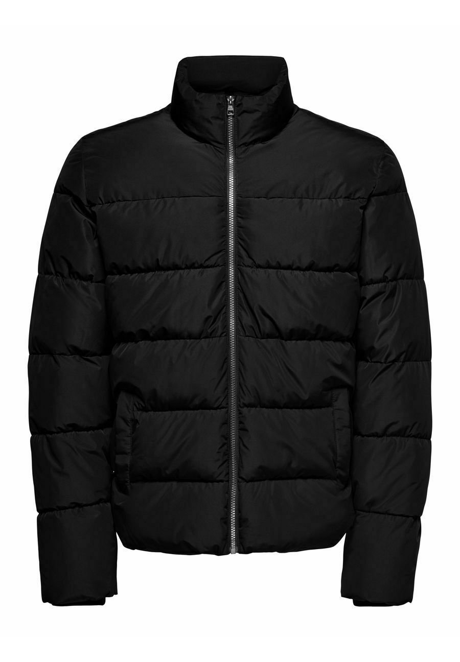 Куртка зимняя ONSMELVIN LIFE PUFFER JACKET Only & Sons, черный