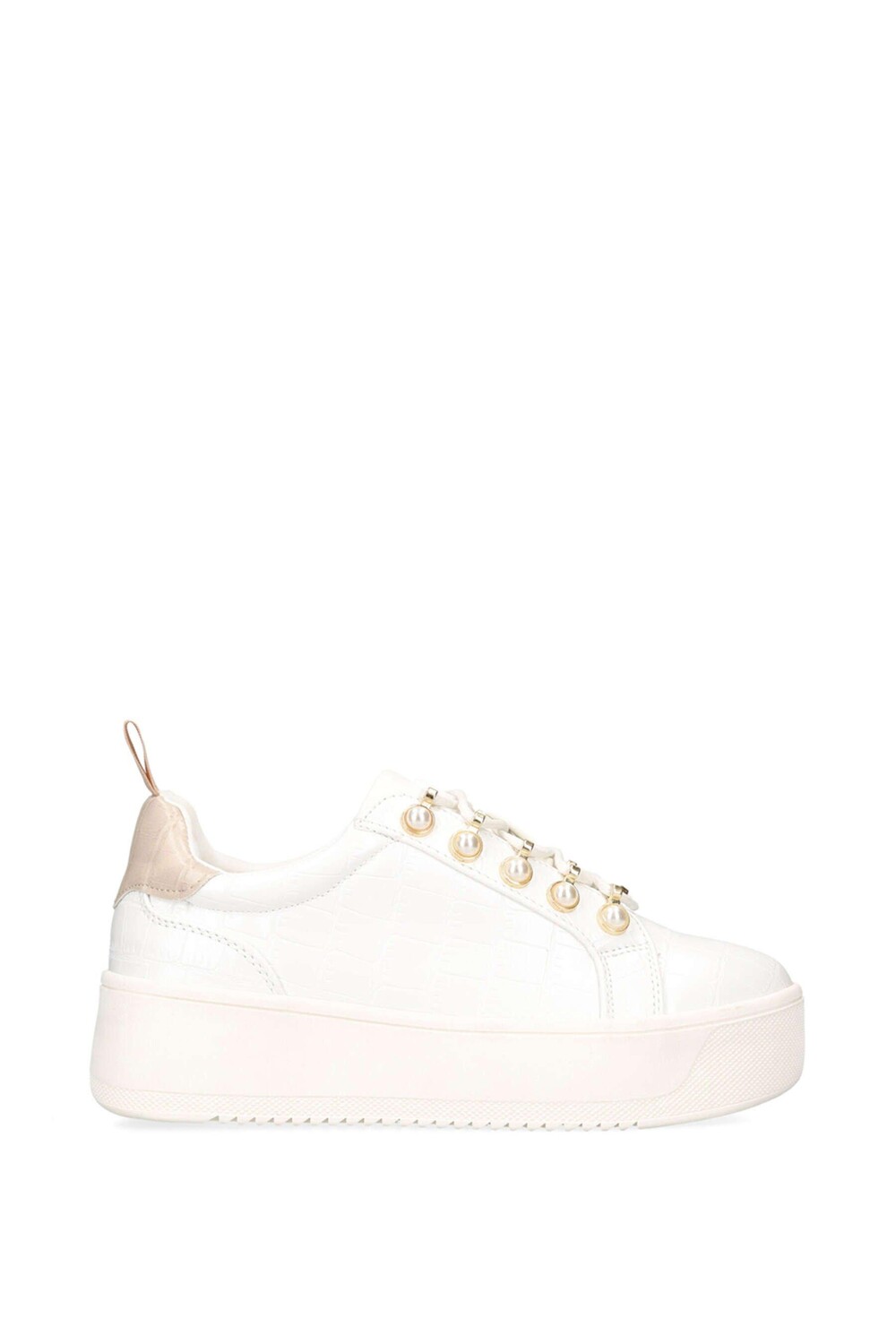 Кроссовки 'Lighter Pearl' Trainers KG Kurt Geiger, белый кроссовки kg kurt geiger loaded hiker 2 white