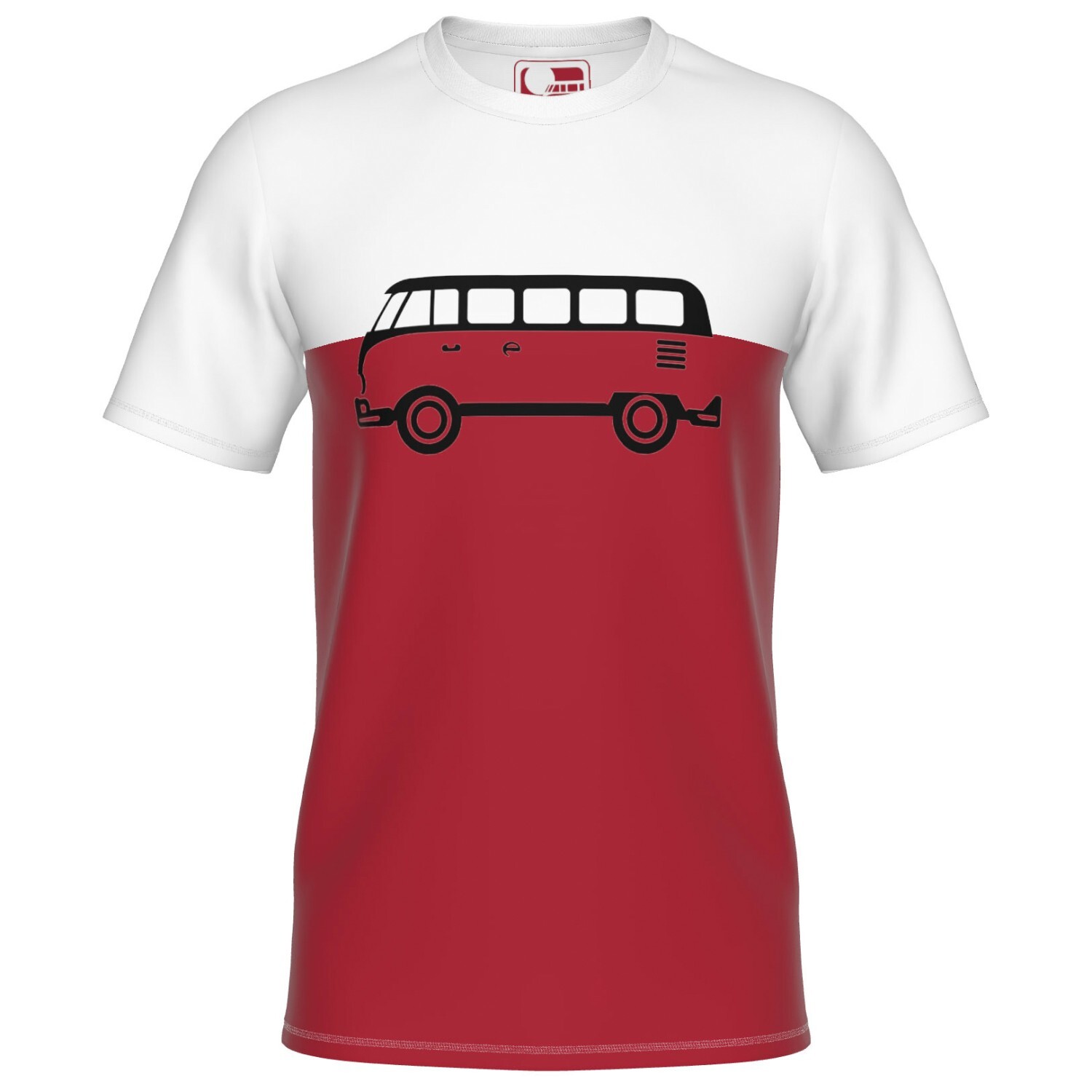 

Футболка Elkline Kid's Four Wheels To Freedom Abfahrt, цвет Dark Red/Off White