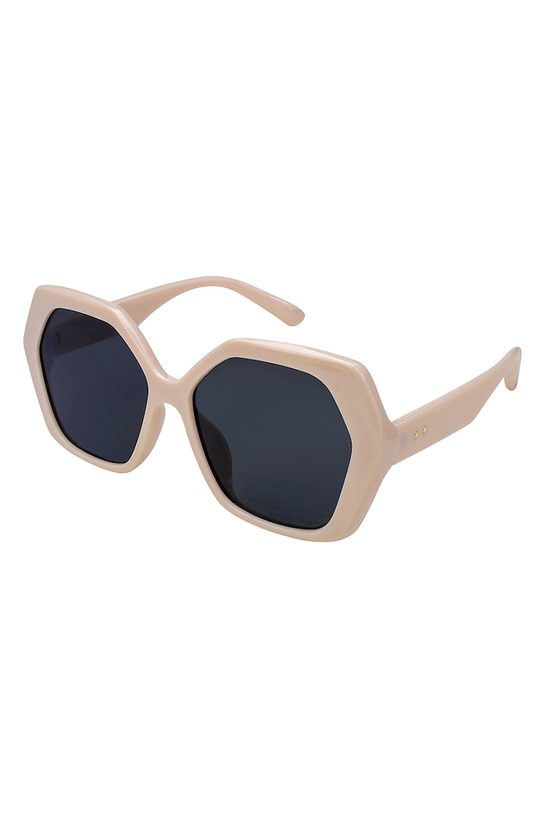 Солнцезащитные очки-шестигранники Emily Westwood, бежевый