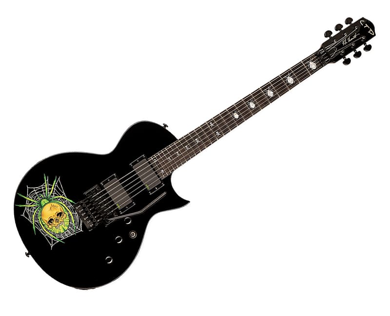 Электрогитара ESP LTD KH-3 Kirk Hammett Signature Guitar - Black w/ Spider