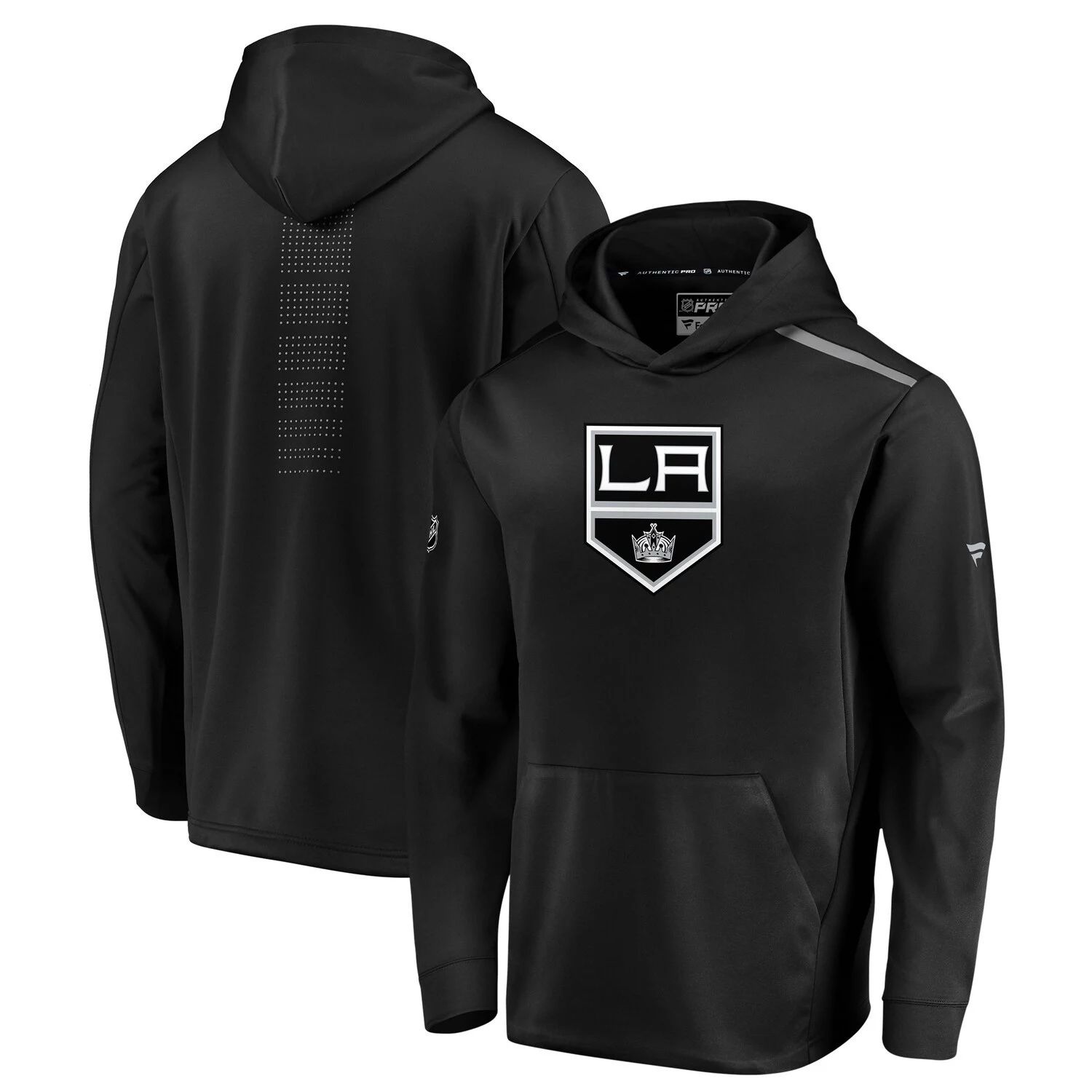 

Мужской черный пуловер с капюшоном Fanatics Los Angeles Kings Authentic Pro Rinkside