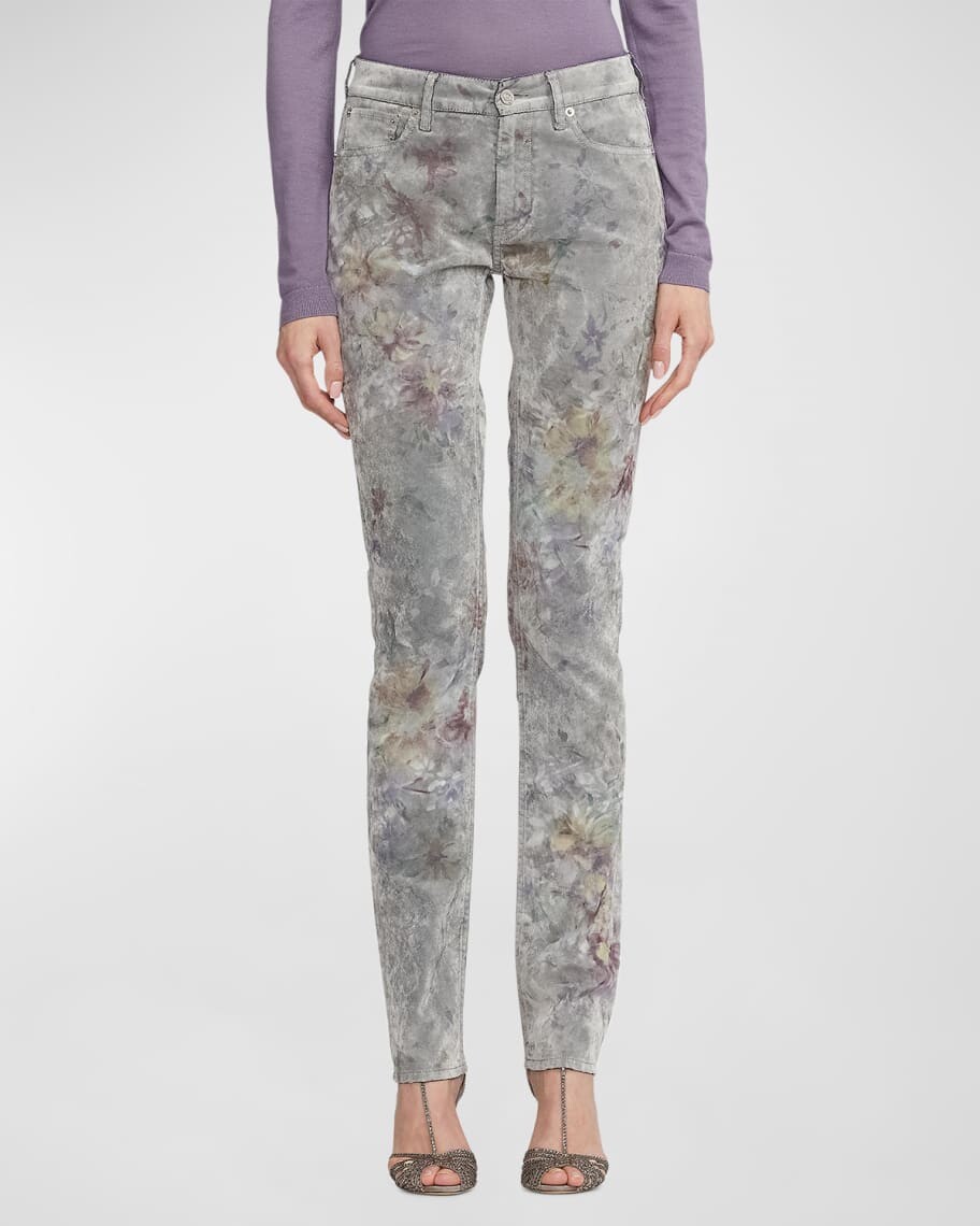 

Узкие джинсы с принтом Dream Butterfly 160 Flock Ralph Lauren Collection