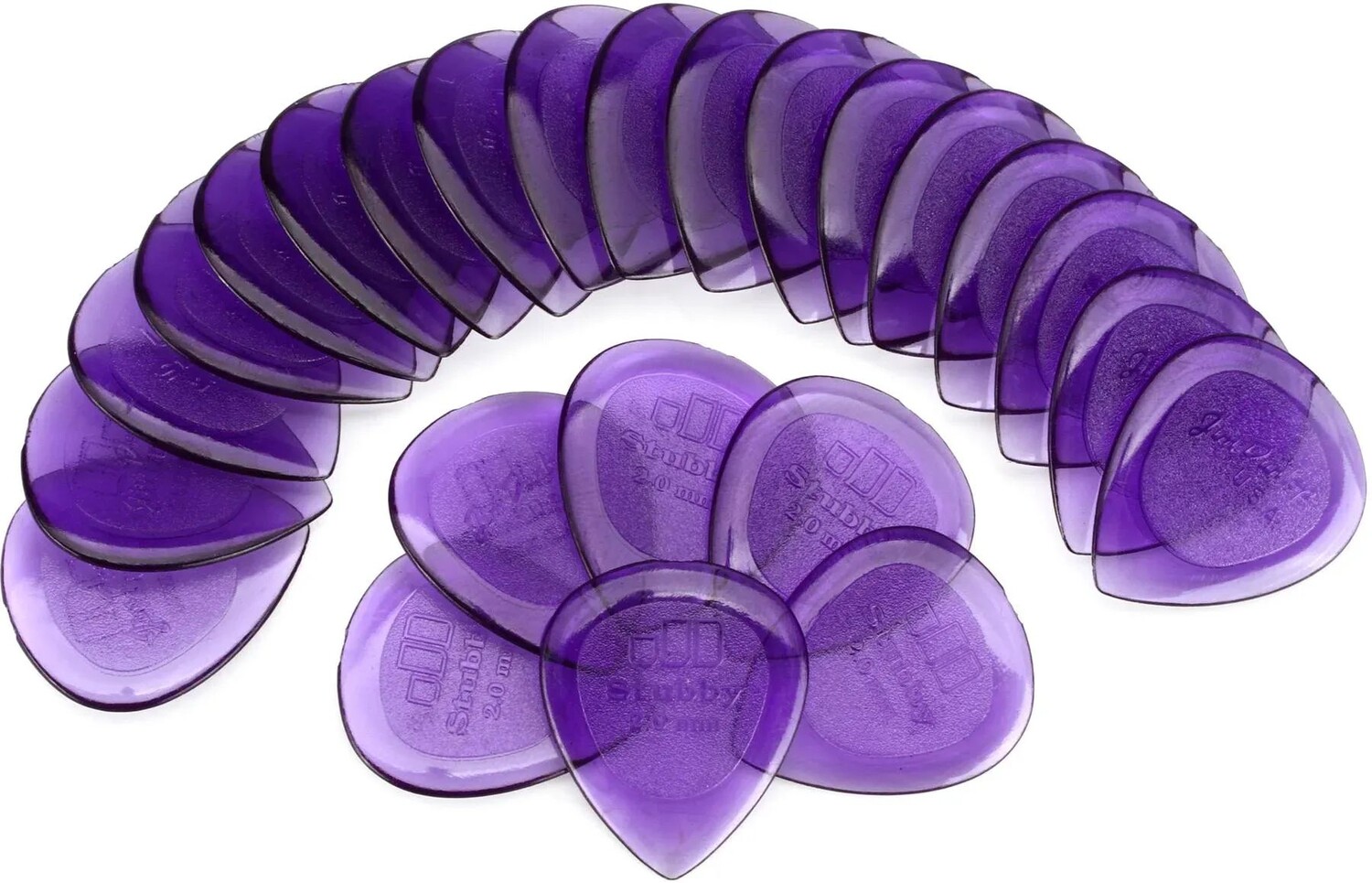 

Медиаторы Dunlop 474R200 Stubby Jazz для гитары, 2,0 мм, 24 шт. в упаковке