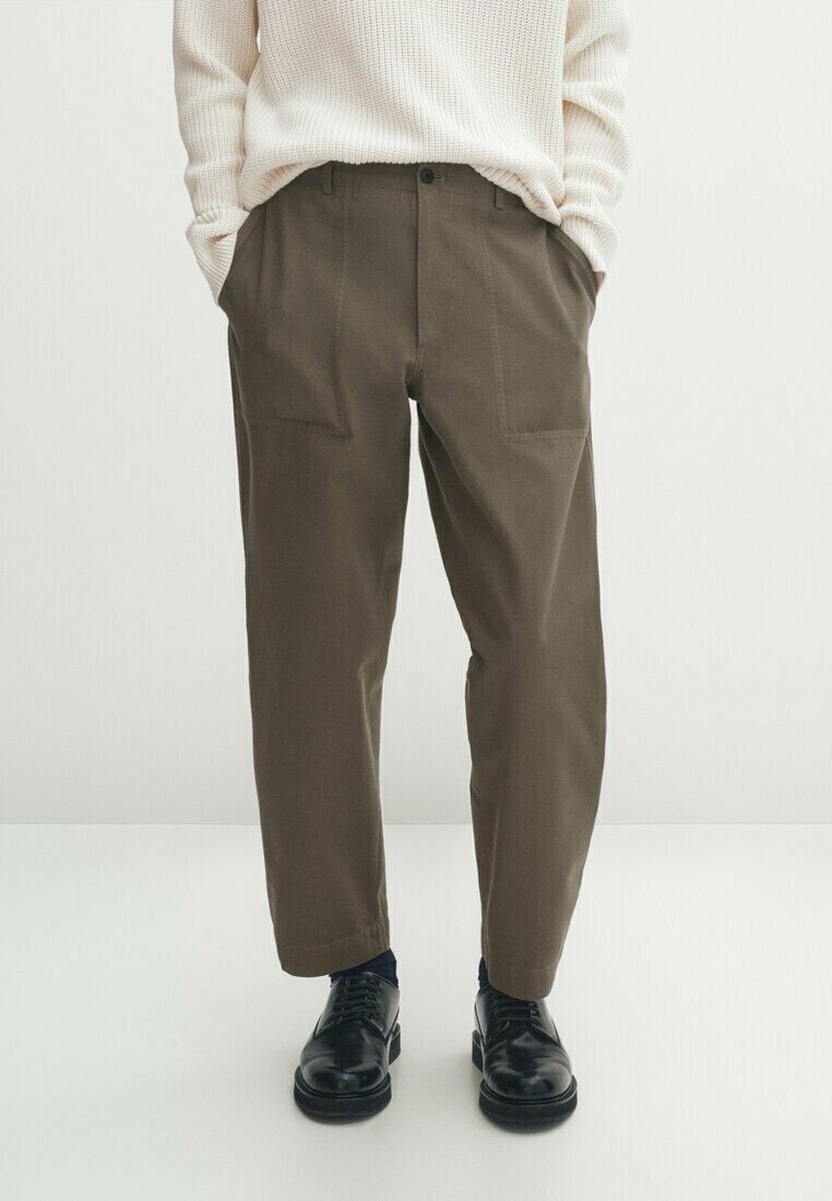 

Брюки Massimo Dutti, хаки