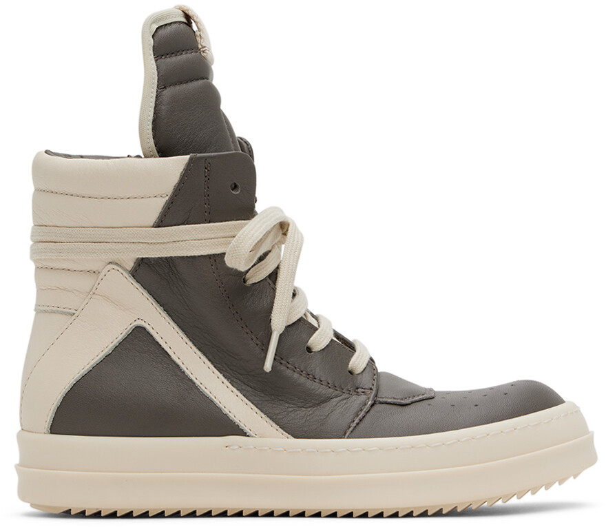 Детские серые кроссовки Geobaskets Rick Owens серые кроссовки из фактурного текстиля overcome