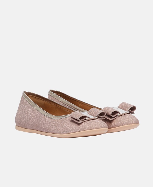 

Балетки Salvatore Ferragamo, розовый