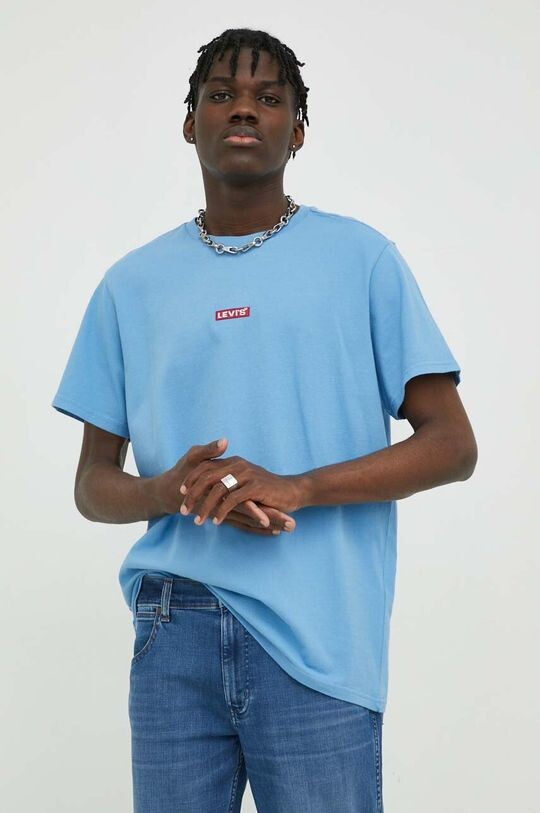 

Хлопковая футболка Levi's, синий