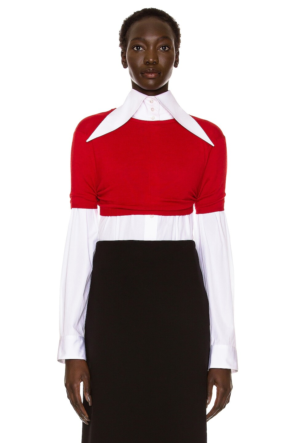 

Свитер The Row Vic Top, цвет Crimson Red