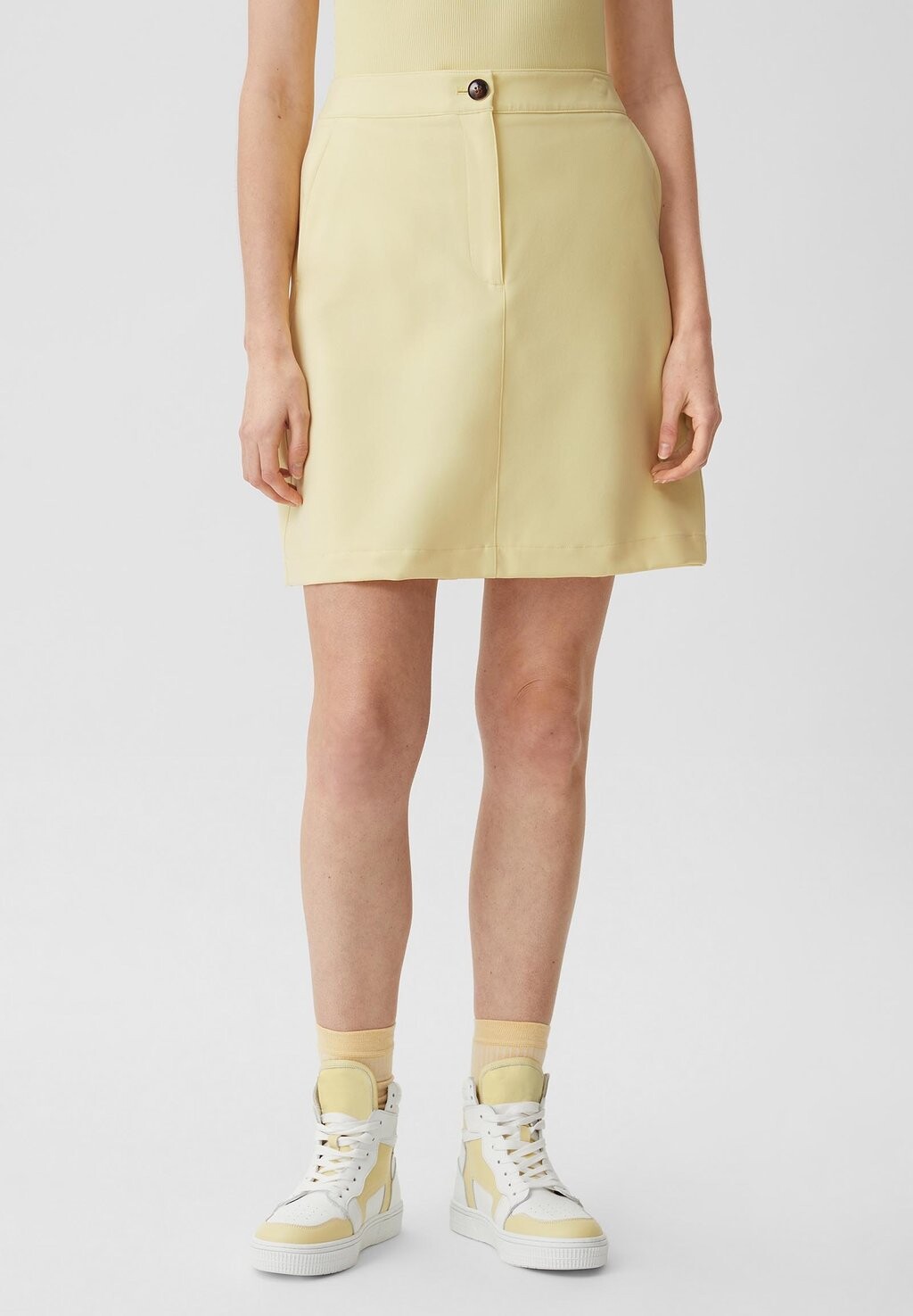 

Мини-юбка comma casual identity, светло-желтый