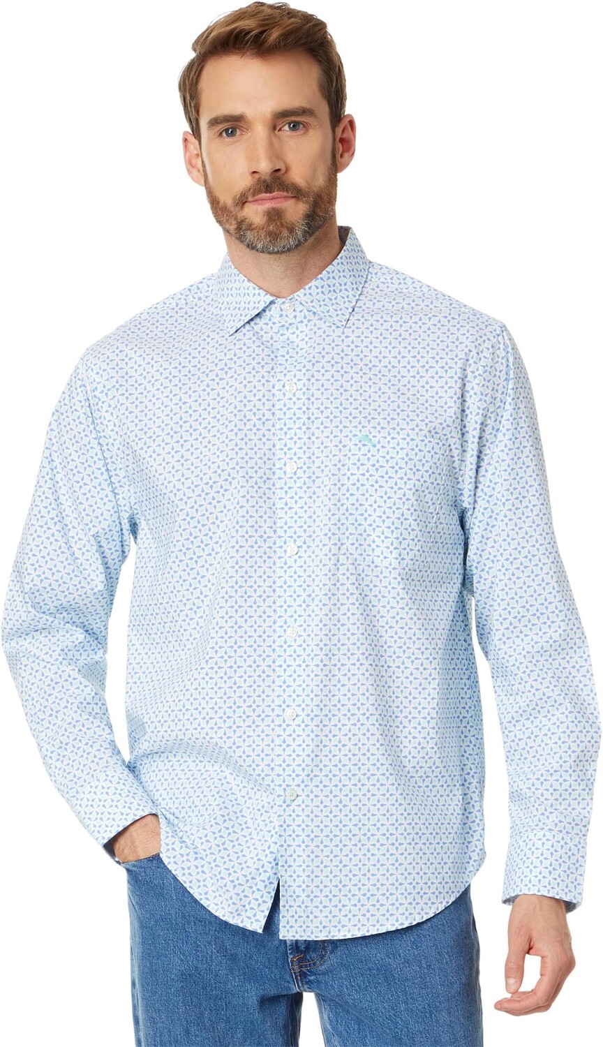 

Рубашка Sarasota Stretch Medallion Tommy Bahama, цвет Mountain Bluebell