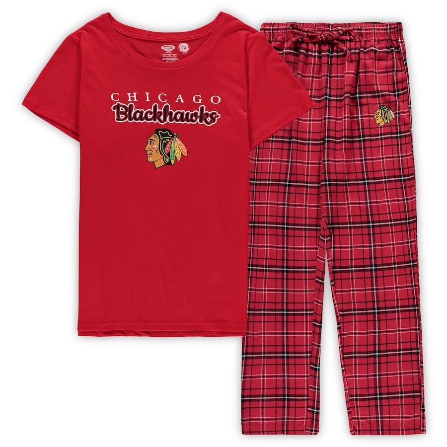 

Пижамный комплект Concepts Sport Chicago Blackhawks, красный