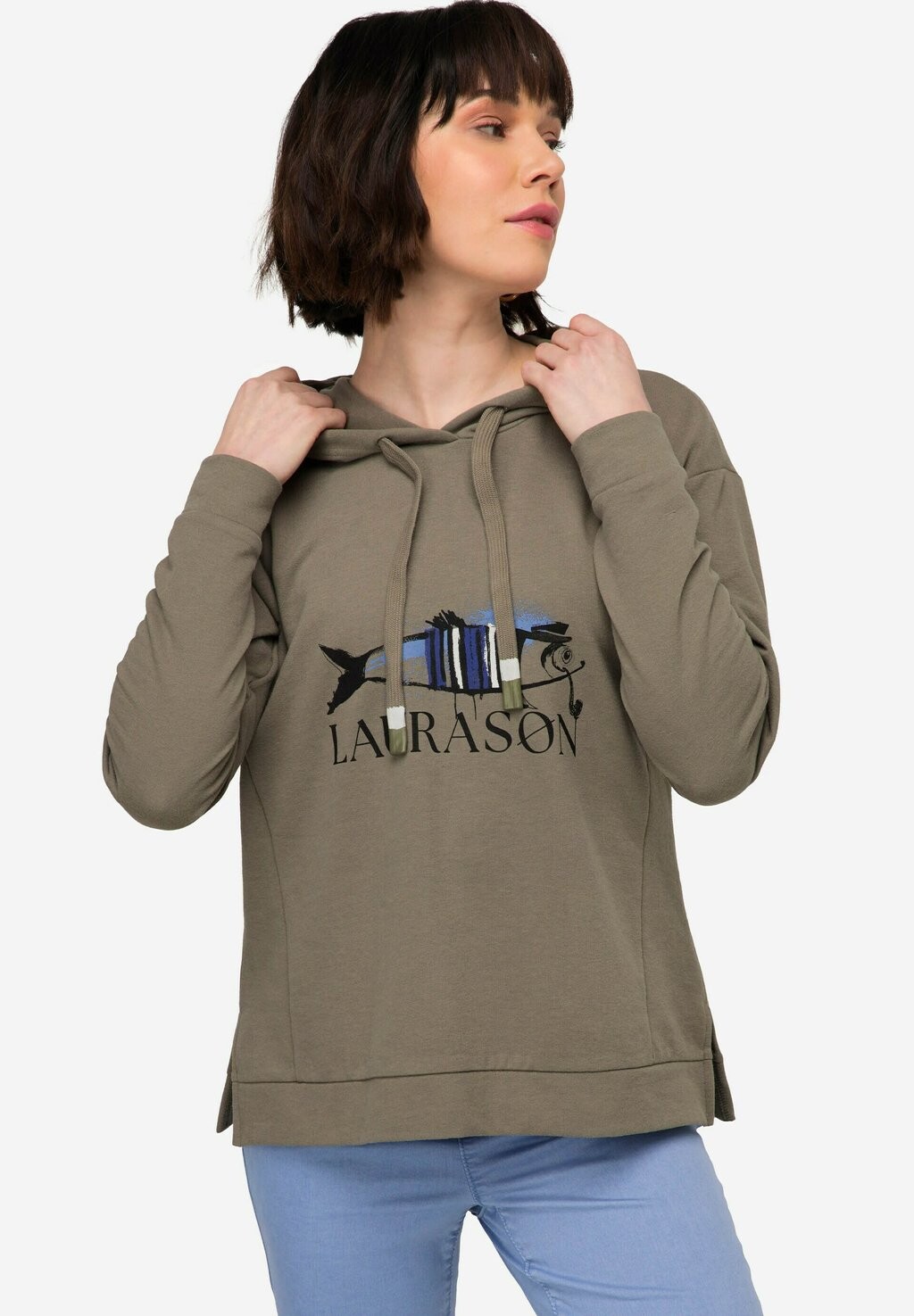 

Толстовка с капюшоном LAURASØN, хаки