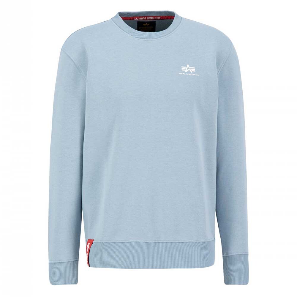 

Толстовка Alpha Industries Basic Small Logo, серый