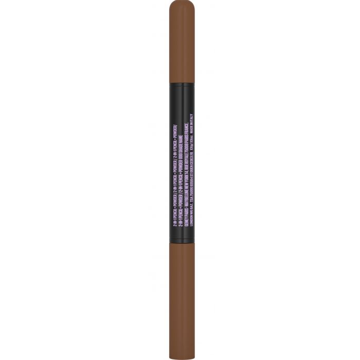 Карандаш для бровей Lápiz de Cejas Automático Brow Satin Duo Maybelline New York, 02 Medium Brown карандаш для бровей maybelline new york карандаш для бровей brow satin карандаш заполняющая пудра