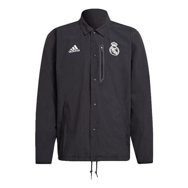

Куртка adidas Real Madrid Travel Coach Jacket 'Black', черный