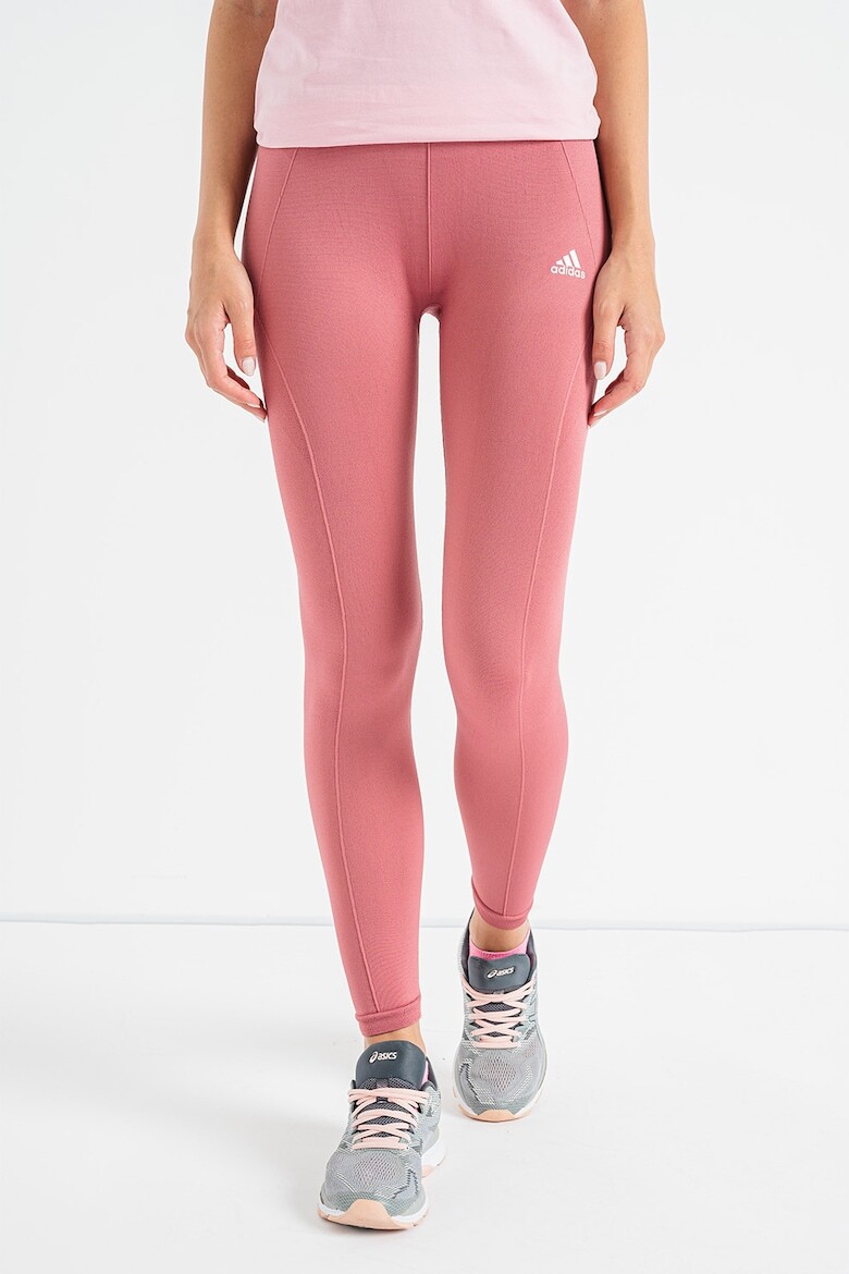 

Леггинсы для фитнеса с высокой талией Adidas Performance, розовый