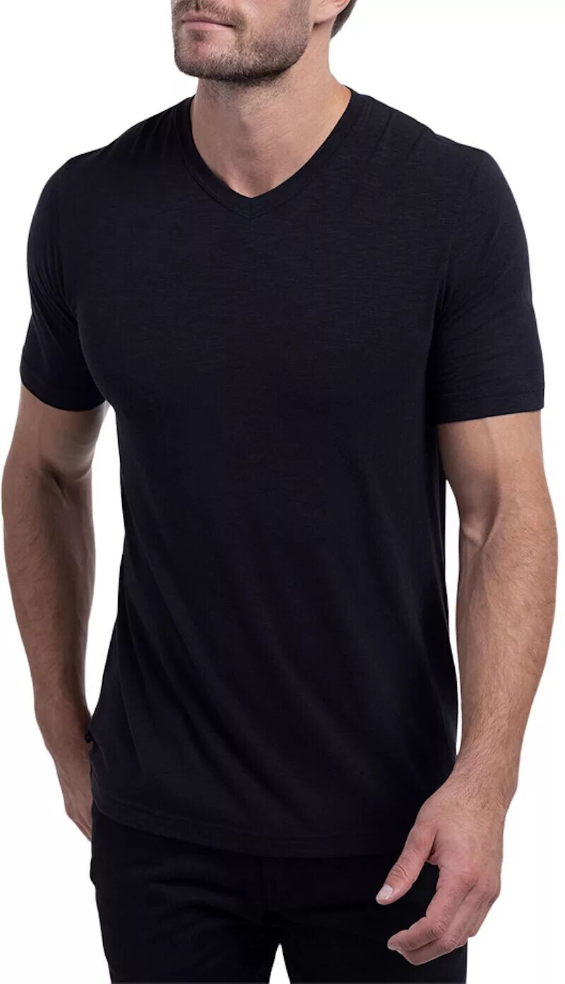 

Мужская рубашка для гольфа TravisMathew Cloud Tee с коротким рукавом, черный