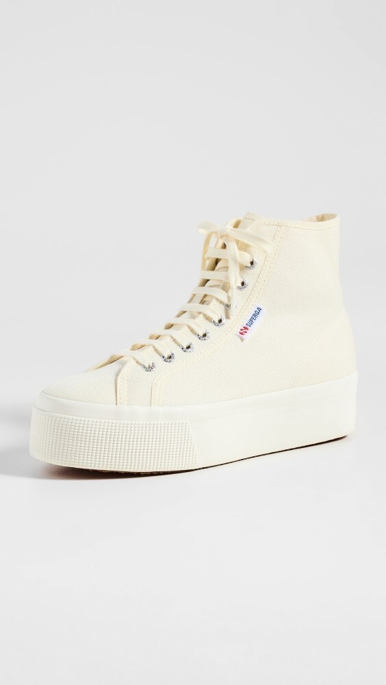 

Кроссовки Superga 2708 High Top, бежевый