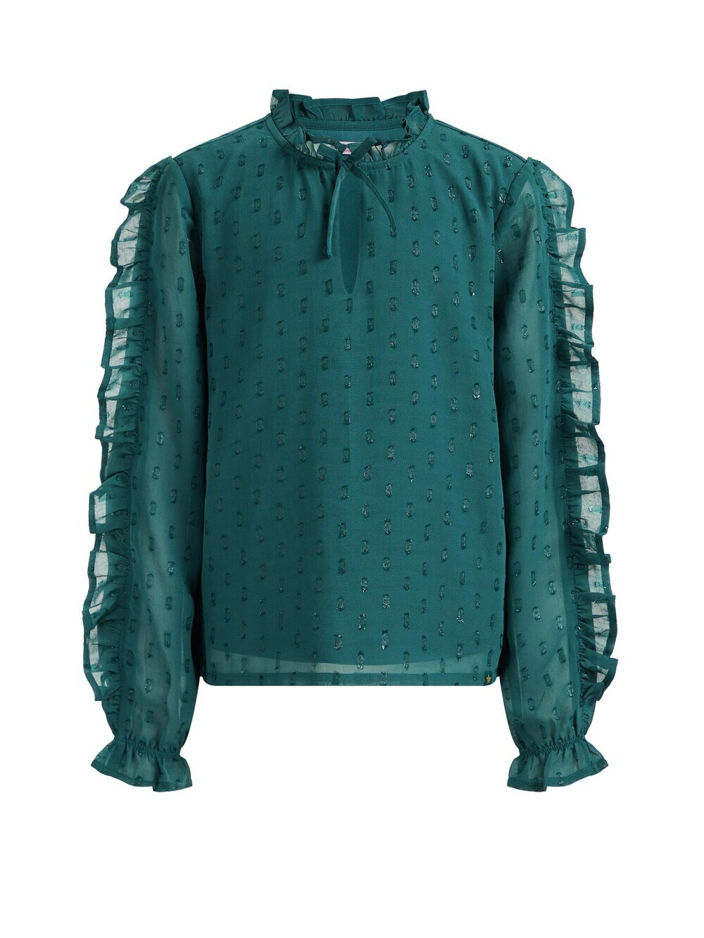 

Блузка We Fashion Meisjes, изумруд