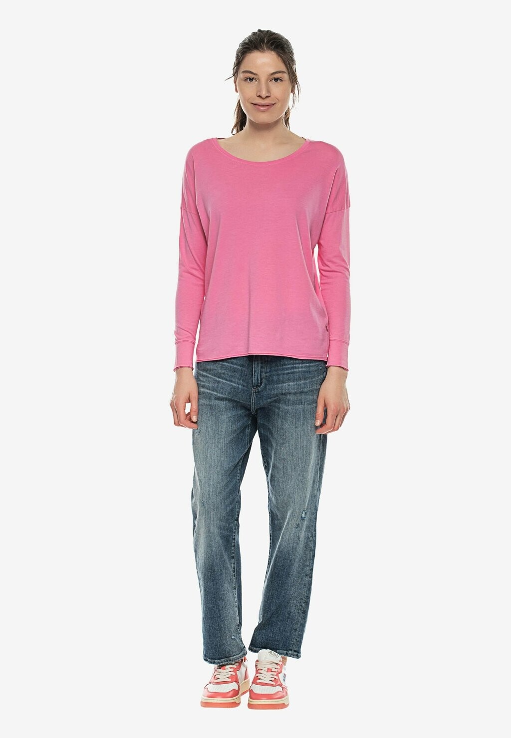 

Рубашка с длинным рукавом ROUND NECK True Religion, цвет cyclamen