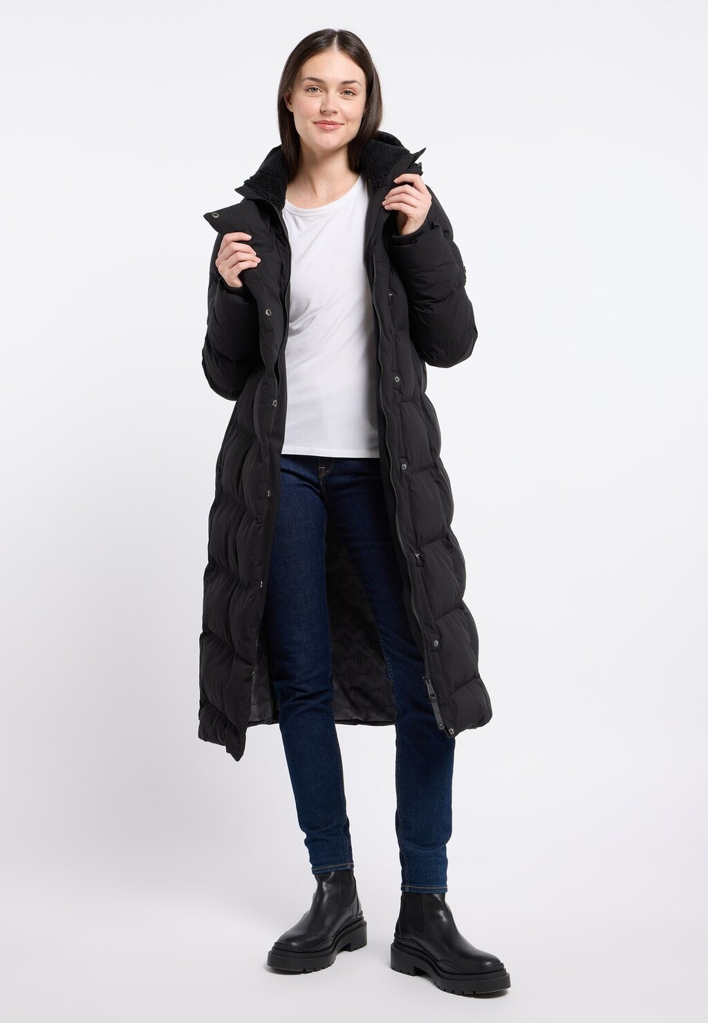 

Зимнее пальто PAVLA LONG Ragwear, черный