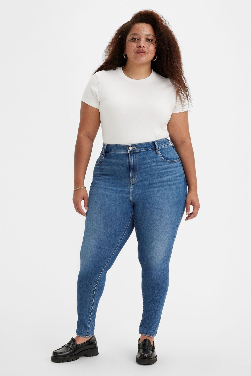 

Супертонкие джинсы с завышенной талией Curve 720 Levi's, синий